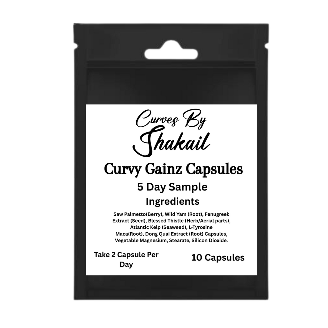 Curvy Gainz Caps  Sample – 5 Day Supply
